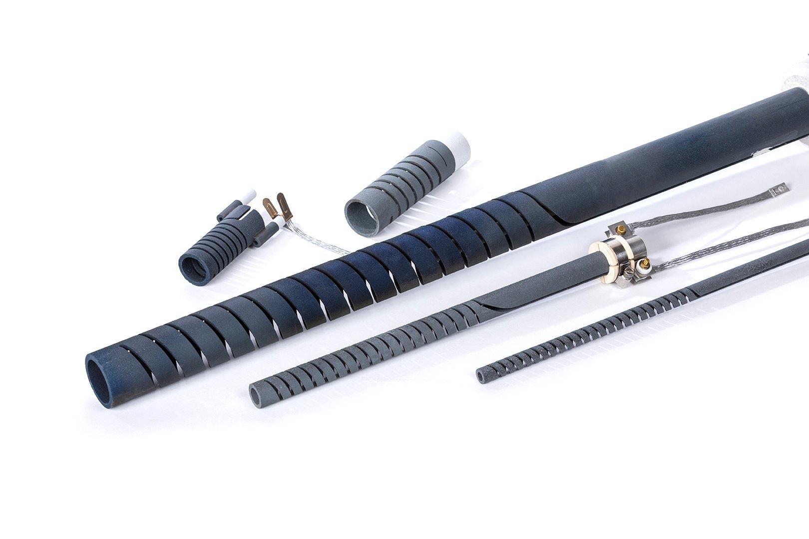 اندازههای مختلف المنت سیلیکون کارباید مارپیچ